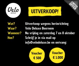 Velo Deluxe uitverkoop