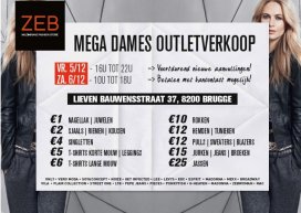 ZEB outlet verkoop Brugge