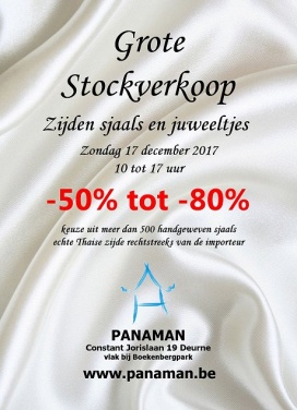 Grote stockverkoop zijden sjaals en juweeltjes 