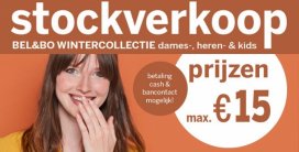 Stockverkoop wintercollectie Bel&Bo