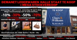 Demanet Lederwaren stockverkoop