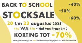 The Outlet Corner Pop Up Shop back to school sale