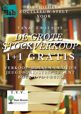 Stockverkoop bibliotheek Zoutleeuw