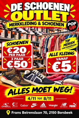 Stockverkoop Borsbeek