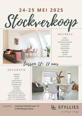 Stockverkoop  / Magazijnopruiming Styllies