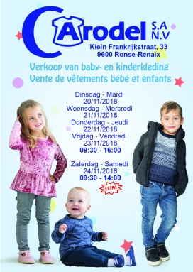 CARODEL verkoop van baby- en kinderkleding