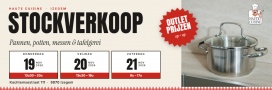Stockverkoop kookmaterialen Haute Cuisine