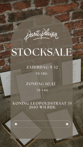 Parti Plaisir stocksale