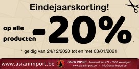 Eindjaarskorting -20% (edelstenen, kristallen, mineralen, klankschalen, Boeddha beelden, Oosterse decoratie)