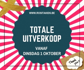 Totale uitverkoop Rosita Kids: 2de afprijzing! 