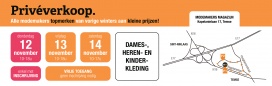 Privéverkoop modemakers - dames-, heren- en kinderkleding