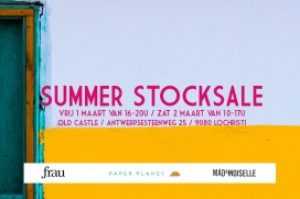 Stockverkoop Frau, Paper planes en Mad & Moiselle