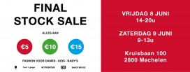 Final Stock Sale | Fashion aan €5, €10 en €15