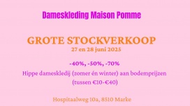 Stockverkoop Dameskleding Maison Pomme