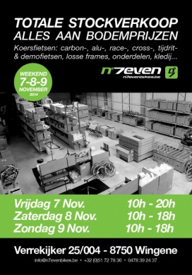 Exclusieve stockverkoop  7-8-9 november, wingene