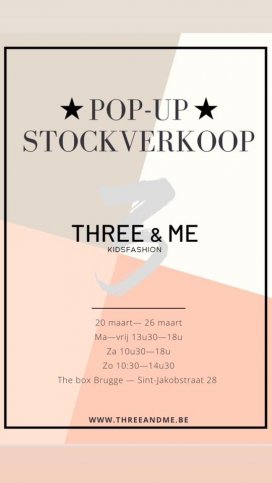 Three & Me stockverkoop