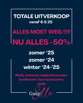 Totale uitverkoop Guapelle