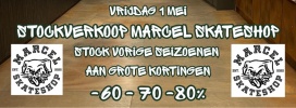 MARCEL Skateshop stockverkoop