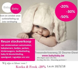 Stockverkoop Babyartikelen, meubelen ea