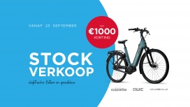 Grote stockverkoop elektrische fietsen en speedpedelecs