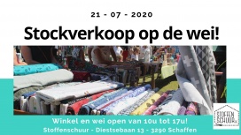 Stockverkoop  De Stoffenschuur