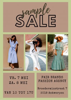 SAMPLE SALE Fair Brands fashion agency