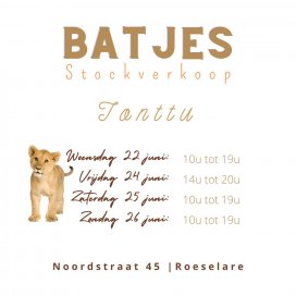 Tonttu stockverkoop (batjes)