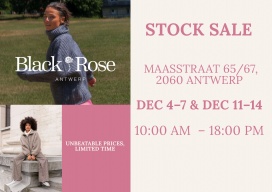 Blackrose stockverkoop 4-7 en 11-14 december 2025