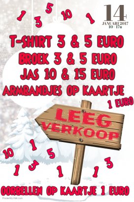 leegverkoop winkel