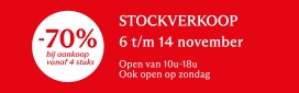 Grote e5 stockverkoop te Sint-NIklaas