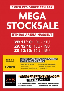 Stockverkoop Schoenen Torfs en ZEB