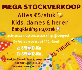 Mega stockverkoop Bo nieuw en tweedehands