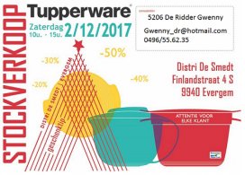 Tupperware stockverkoop (Evergem)
