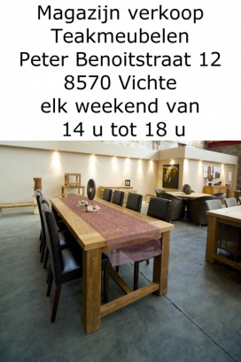 Sferato weekendverkoop teak en tuinmeubelen !!!