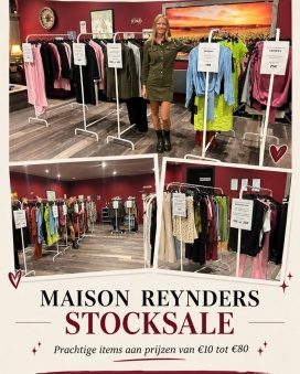 Maison Reynders Stock en Sample Sale