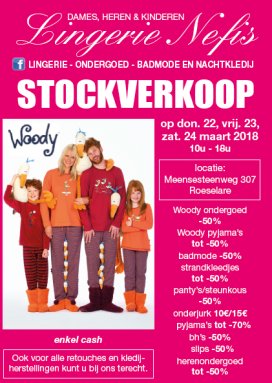 Stockverkoop Lingerie, badmode , nachtkledij