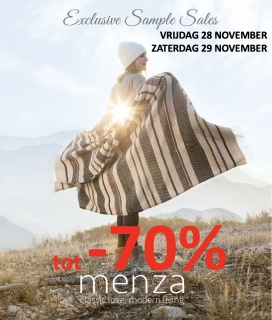 MENZA Showroom & Sample Sale