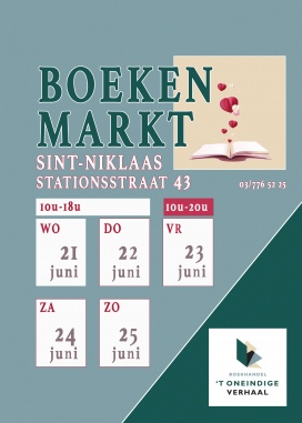 Grote boekenmarkt voor piepklein en stokoud