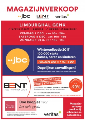 Magazijnverkoop JBC - BENT- VERITAS