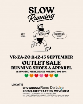 SLOW Running Outlet sale