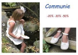 Communie schoenen -30% en 50% korting