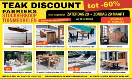 Tuinmeubel stockverkoop in Hoeilaart (Overijse) 