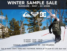 Winter Sample Sale QUIKSILVER - ROXY - DC SHOES