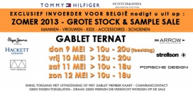 Zomer 2013 - Grote stock & sample sale