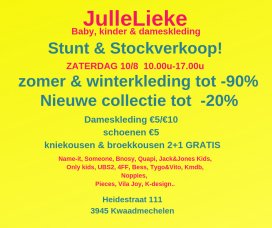 Stunt & Stockverkoop baby, kinder en dameskleding