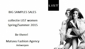 Sample sale - Collectieverkoop spring/summer 2015