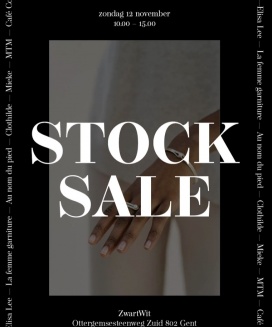 Stock- en sample sale Gentse designers