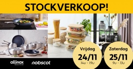 Stockverkoop Allinox/Nobscot Oostrozebeke 