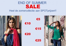 END OF SUMMER SALE