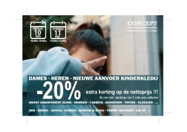 Lente opendeur Concept fashion outlet Gentbrugge